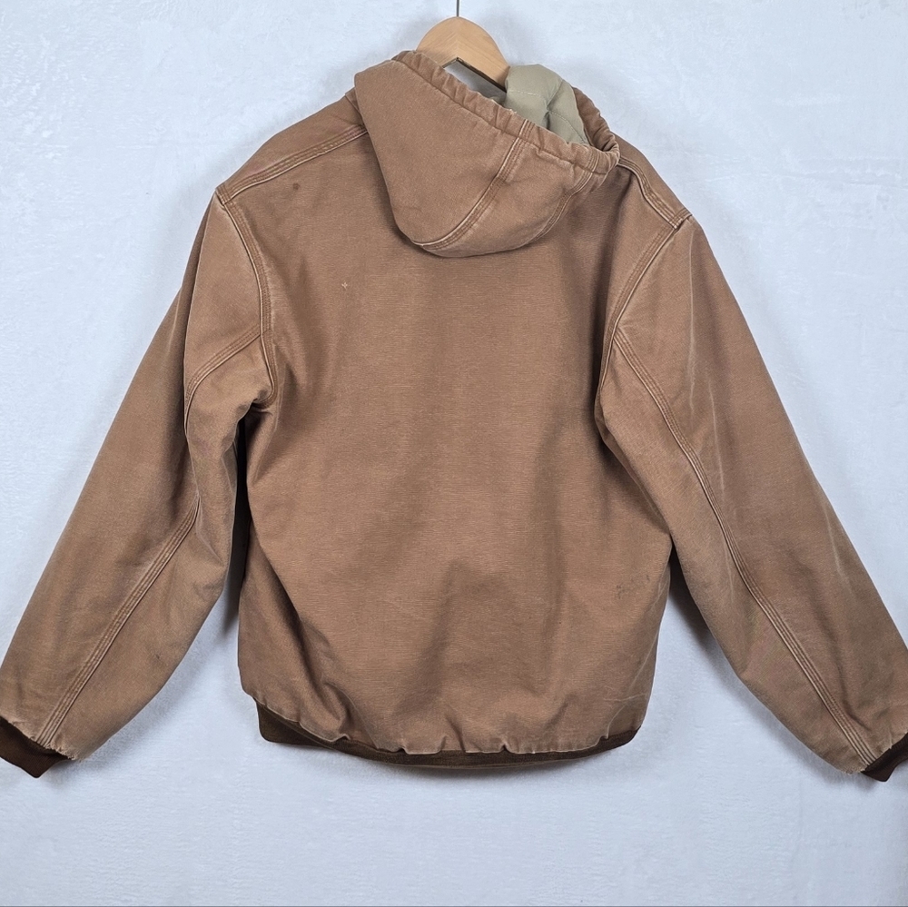 Carhartt FR Distressed Thrashed Quilted Jacket Sz.M Streetwear Work-worn - Picture 5 of 16